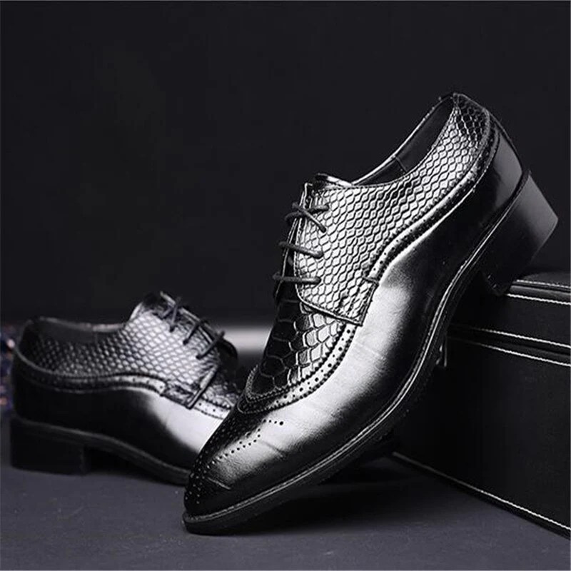 Pointed dress shoes mens