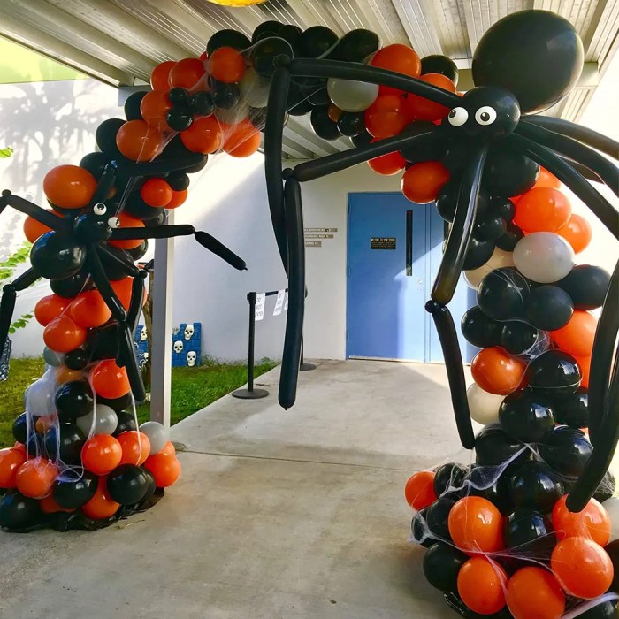 How to make balloon arch decoration halloween