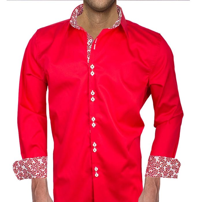 Men's red dress shirt near me