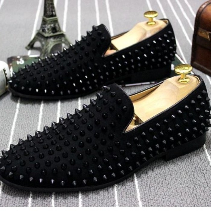 Spike dress shoes mens