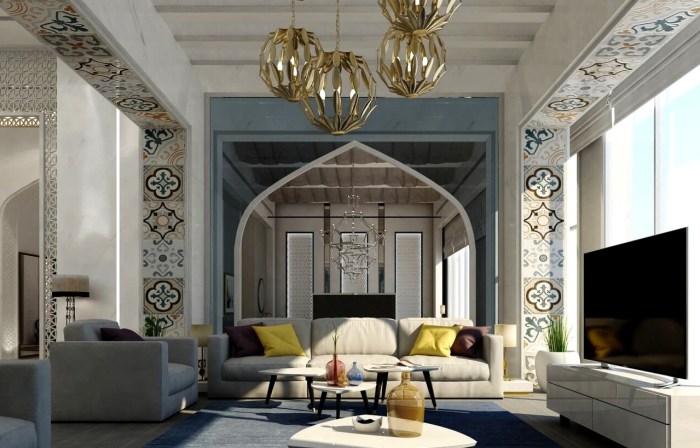 Desain interior rumah arab