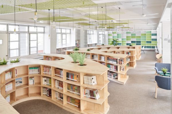 Desain interior perpustakaan sekolah